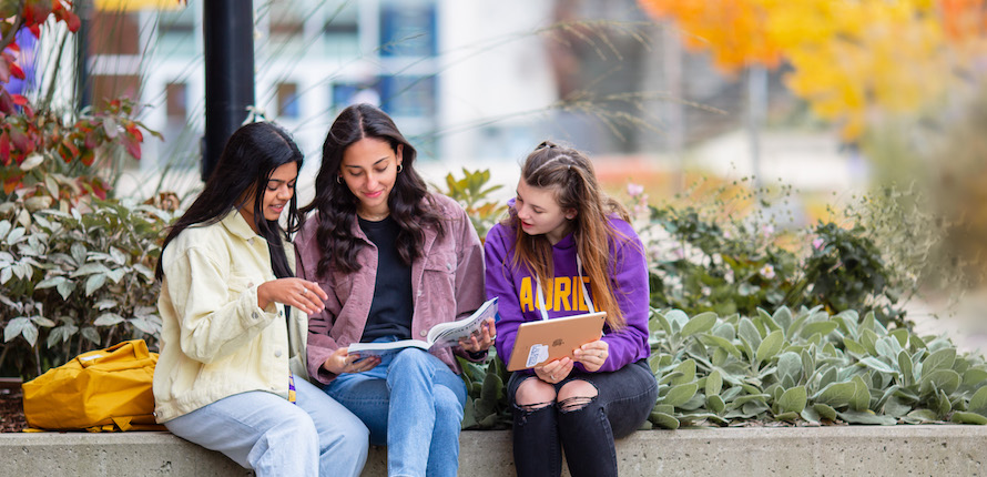 Students outside