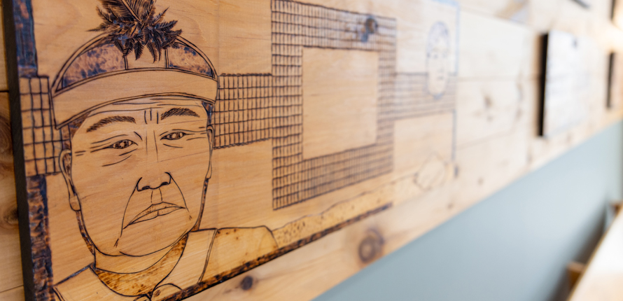 Wooden wall art