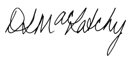 Deb Maclatchy's signature