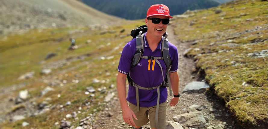 Christopher Lemieux hiking