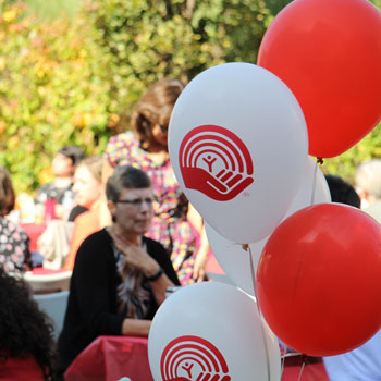 United Way balloons