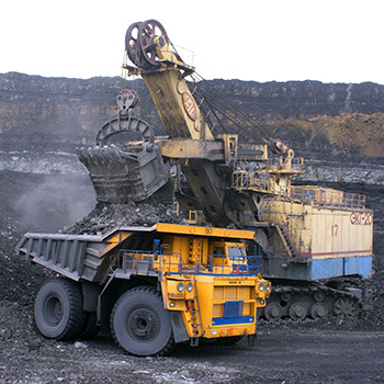 Dumptruck at a mine