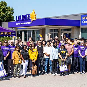 Laurier welcomes first students to Milton campus during celebratory orientation event.